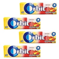  دراژه بدون شکر با طعم توت فرنگی و موز اوربیت بسته 4 عددی635f45c35f1c948190